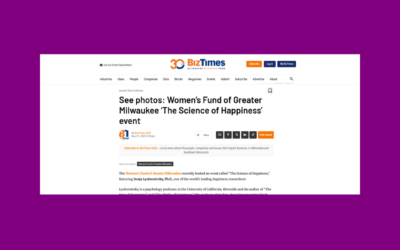 BizTimes Photo Gallery: The Science of Happiness